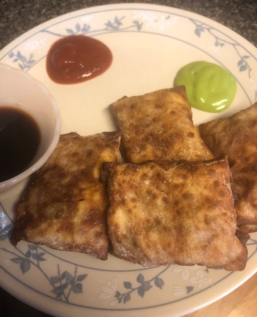 cooked eggrolls